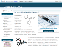 Tablet Screenshot of meperidina.com